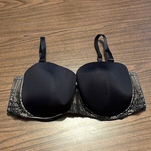 Torrid 46DDD Multiway Black Lace Bra
